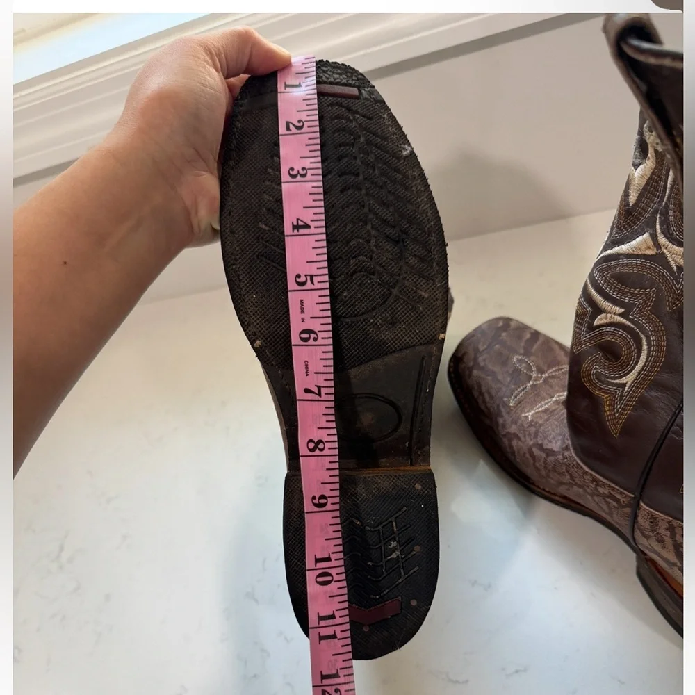 Exotic Cowboy Boots Brown western